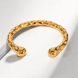 Heavy Metal Gold Plated Water Proof Bangle
