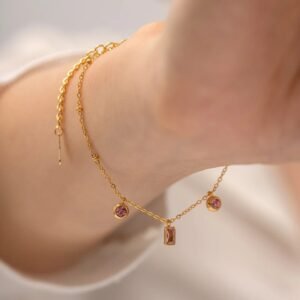 Minimal Elegant Thin Chain Bracelet / Anklet