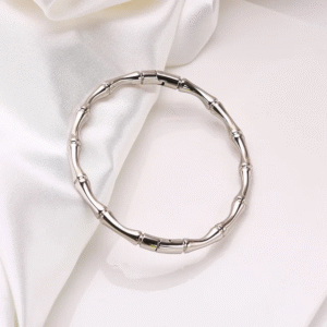 Bone Shaped Stainless Steel Cuff Bangle