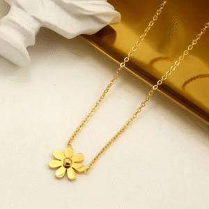 Vintage Flower Waterproof Necklace