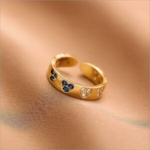 Stand Out Vintage Gold Plated Adjustable Ring