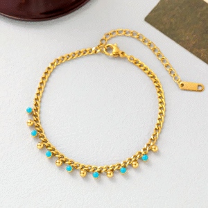 Stand Out Egyptian Gold Plated Vintage Bracelet / Anklet