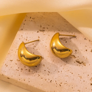 Minimal Elegant Gold Plated Earrings