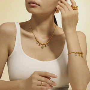 Retro Gold Plated Necklace