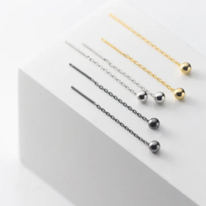 Silver Drop Earrings