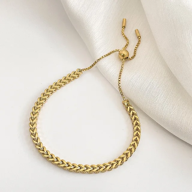 High End Gold Plated Adjustable Bracelet