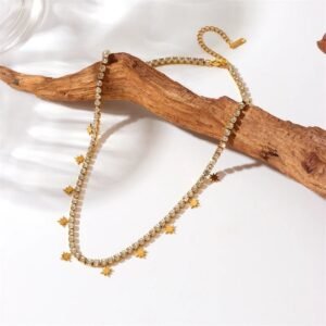 Beautiful Waterproof Necklace with Stars