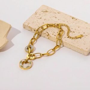 Premium Heavy Chained Gold Plated Bracelet / Anklet