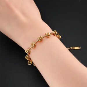 Multi Layered Goldplated Bracelet / Anklet
