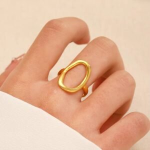 18K GOld Plated Adjustable Rings