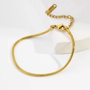 Minimal Gold Plated Bracelet / Anklet
