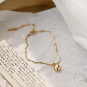 Minimal Gold Plated Bracelet / Anklet
