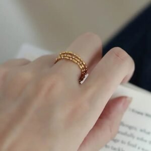 Waterproof Modern Multilayered Adjustable Ring