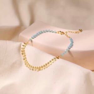 Bohemian Gold Plated Beaded Bracelet / Anklet